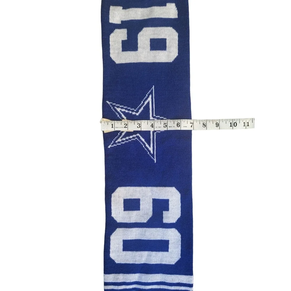 Dallas Cowboys Scarf 1960‎ NFL Blue White Football Outdoor Winter Sportswear